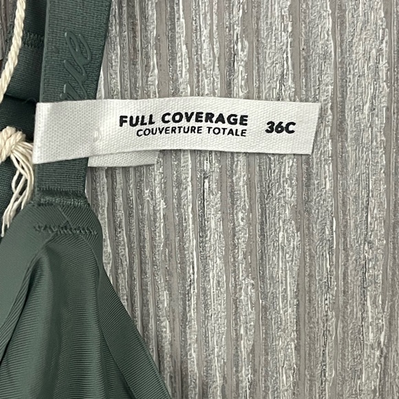 Aerie SMOOTHEZ Mesh Unlined Bra in Royal Palm 36C NWT - Picture 9 of 10